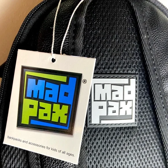 Rare Mad Pax Black Spiketus Rex Pint Mini Backpack - Picture 4 of 10